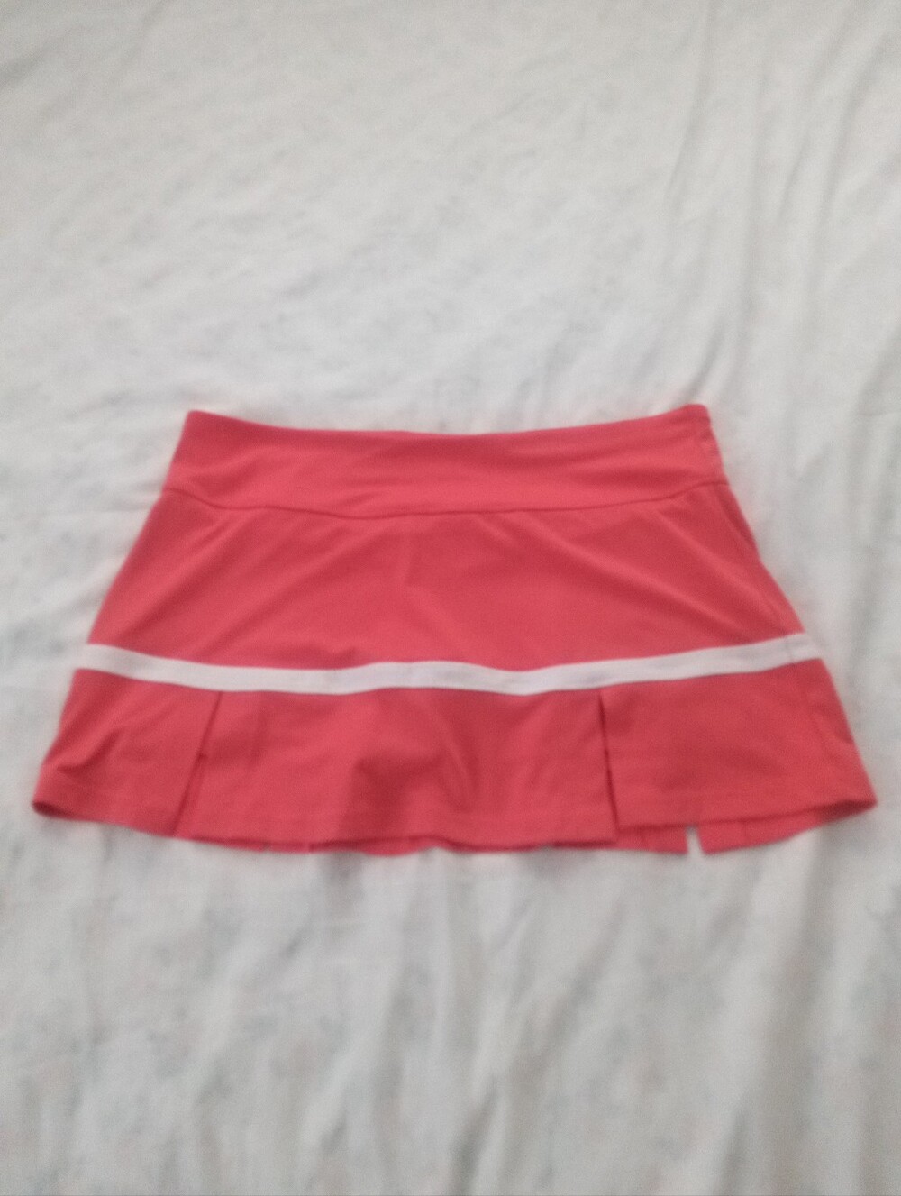 Bolle Coral Mini Tennis Skort with White Stripe